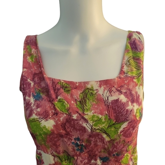 ECOTE Dress Floral Mini M Pink - Picture 2 of 3